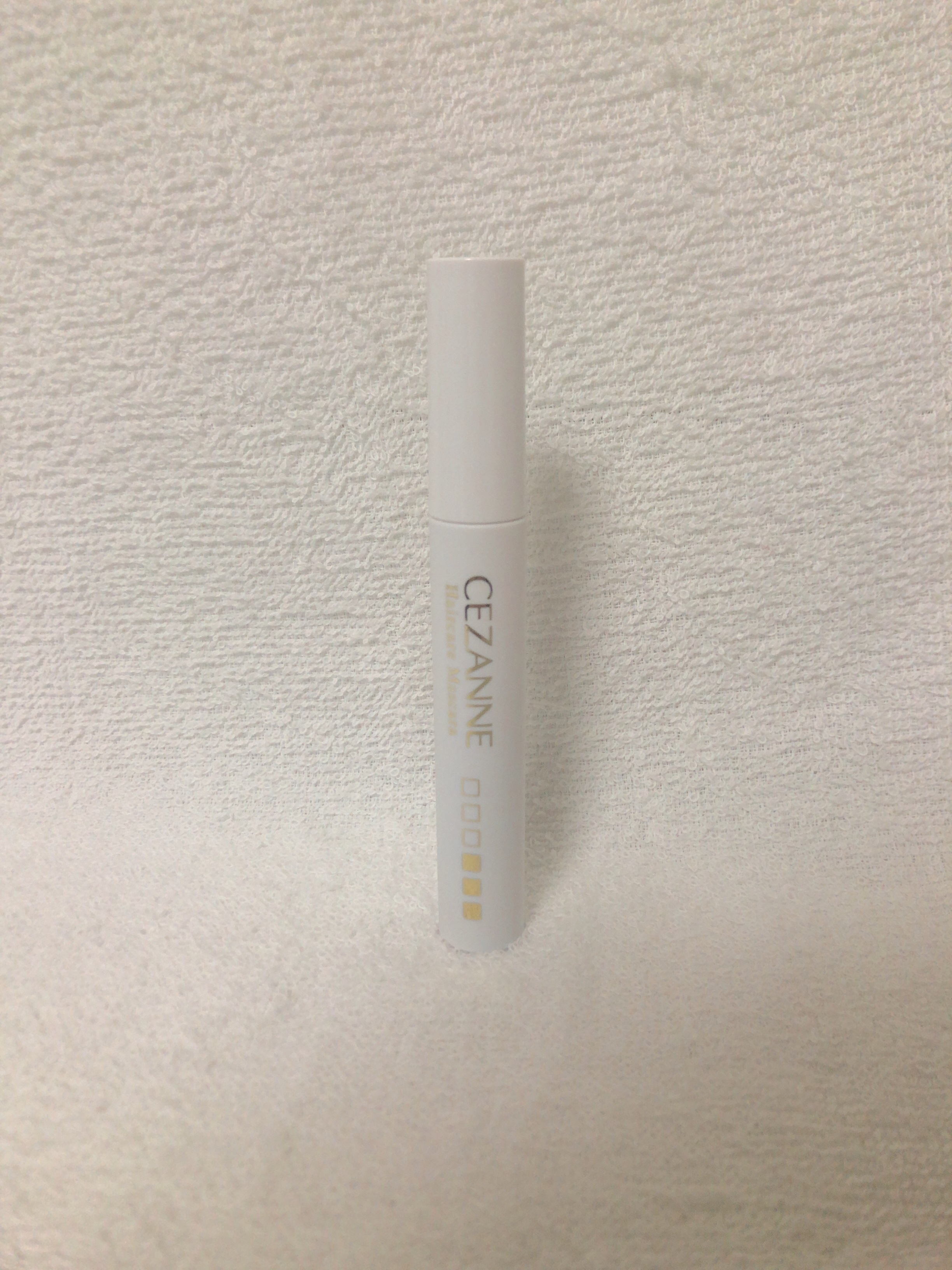 ヘアケアマスカラ/CEZANNE/ヘアジェルを使ったクチコミ（3枚目）