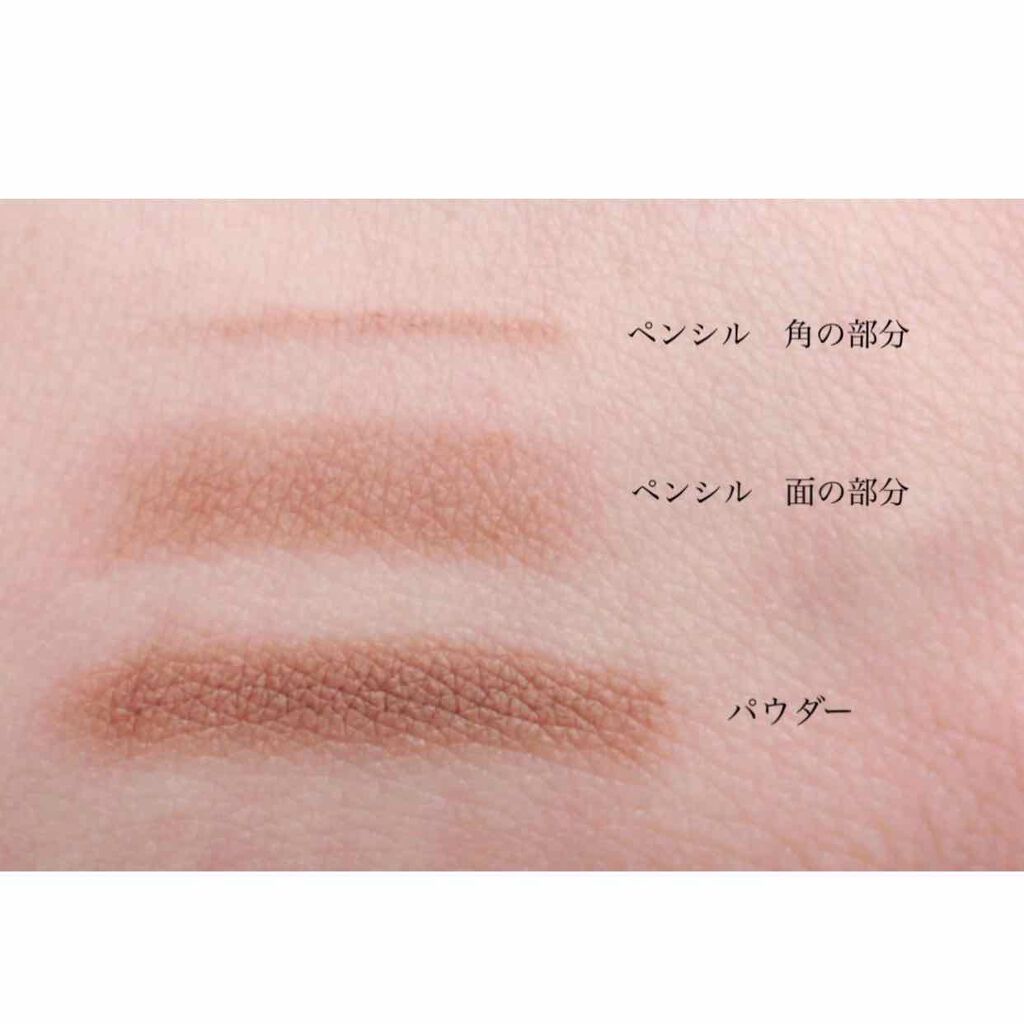 ナチュラルステイアイブロウ/インテグレート/アイブロウペンシルを使ったクチコミ（3枚目）