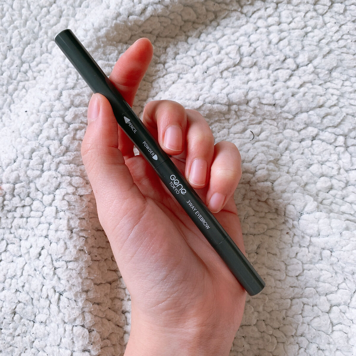 GENE3WAYアイブロウ三角芯タイプ/セリア/アイブロウペンシルを使ったクチコミ（1枚目）