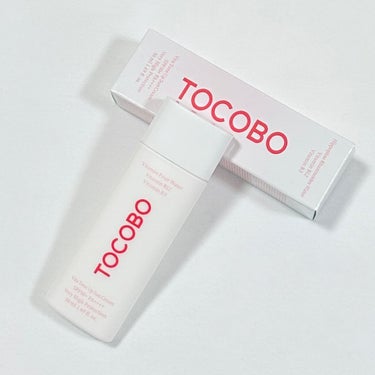 \ナチュラルにトーンアップ🤍肌に優しいサンケア🫧/

────────────
♡TOCOBO
　VITA TONE UP SUN CREAM  SPF50+ PA++++
────────────

