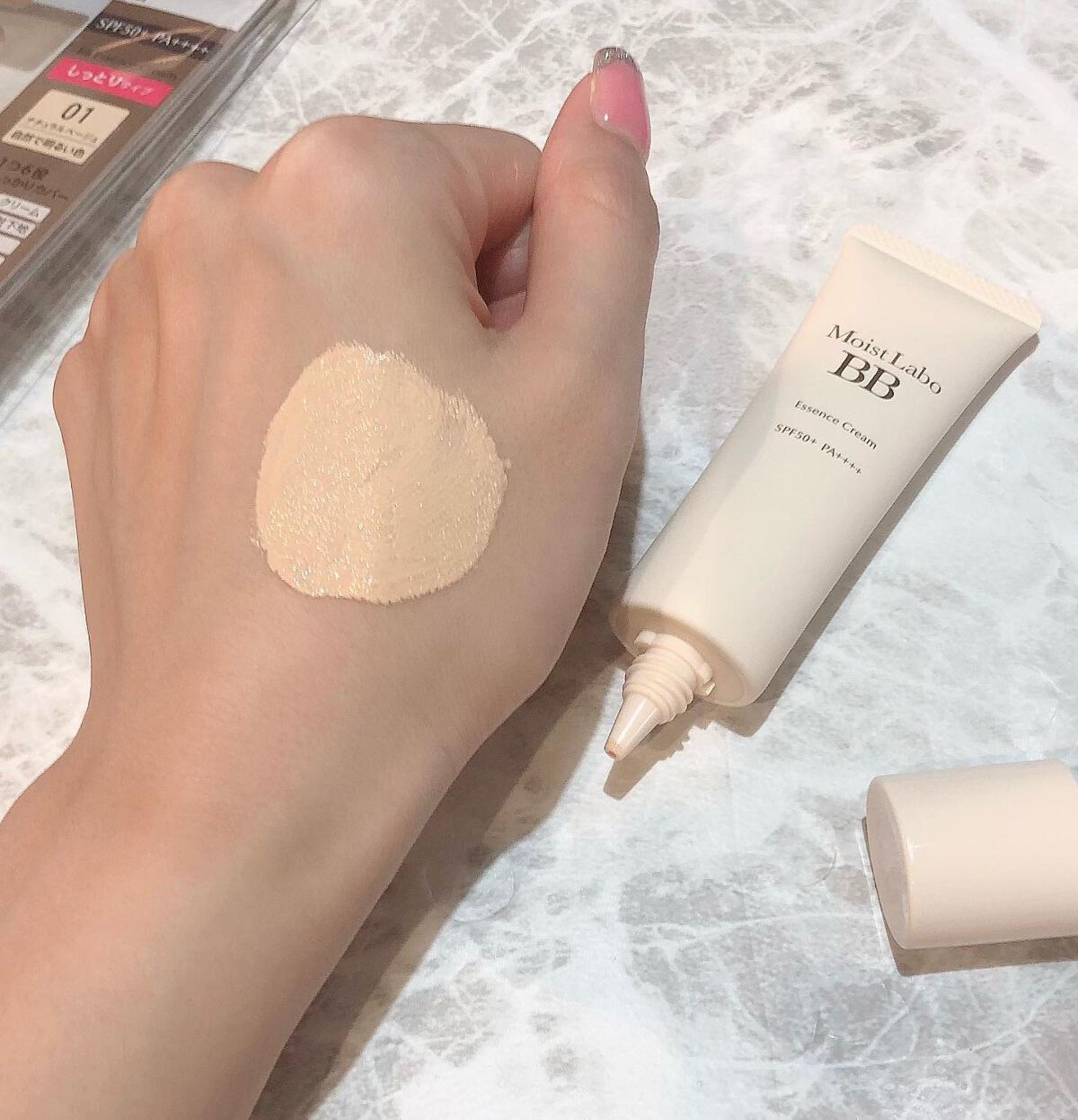 モイストラボ BBエッセンスクリーム/Moist Labo/BBクリームを使ったクチコミ（3枚目）