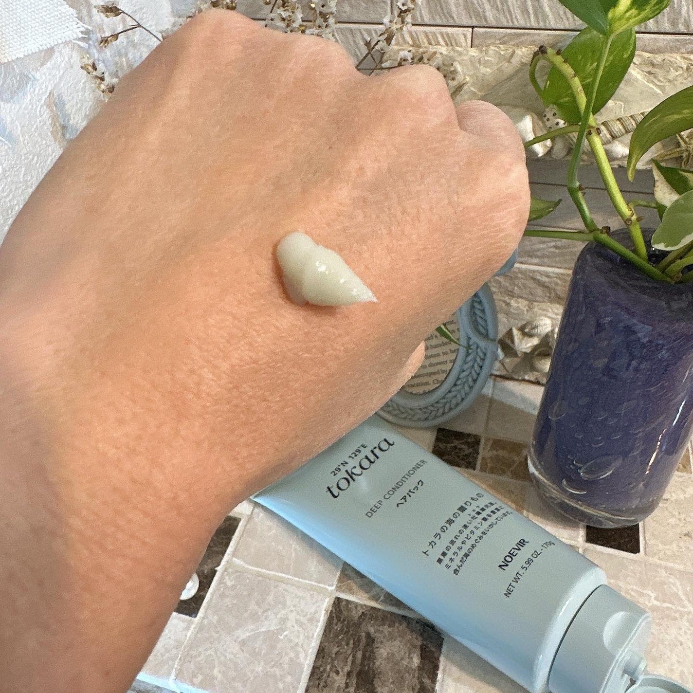 トカラの海のヘアパック/ノエビア/ヘアマスク・ヘアパックを使ったクチコミ(4枚目)