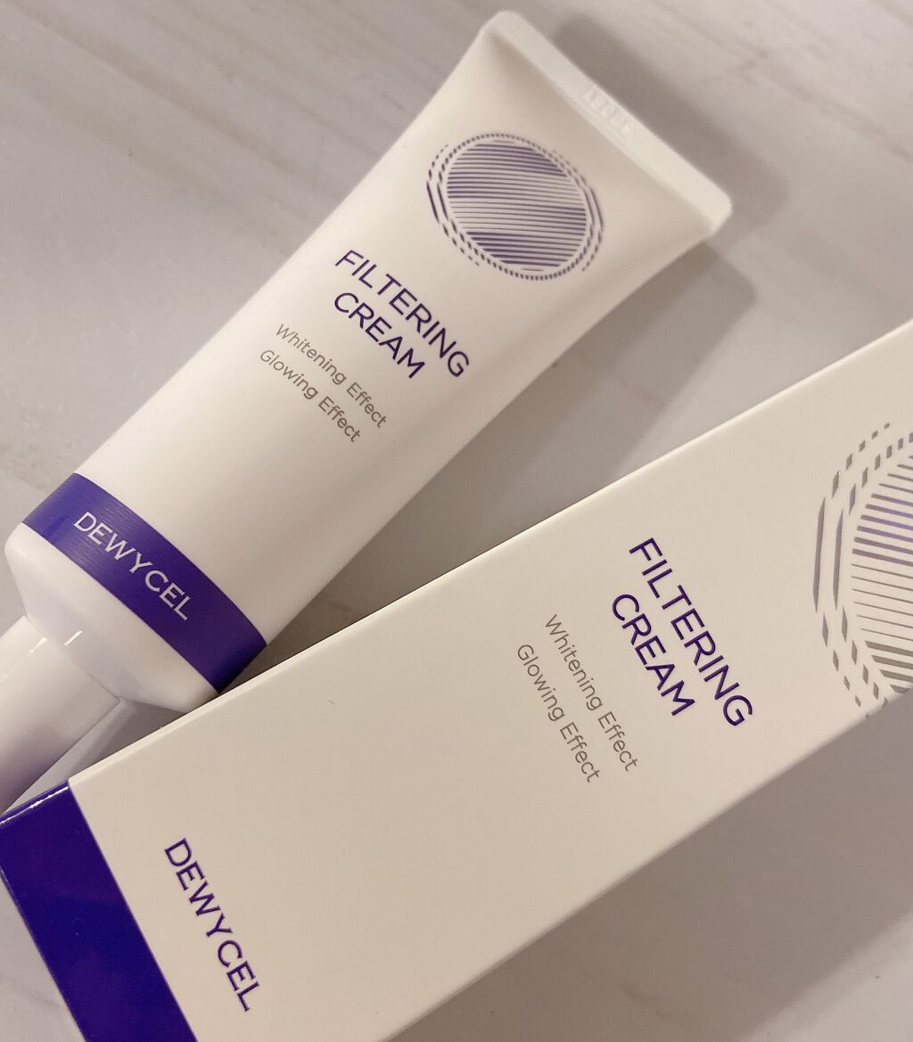 フィルタリングクリーム/DEWYCEL/日焼け止めクリームを使ったクチコミ（1枚目）