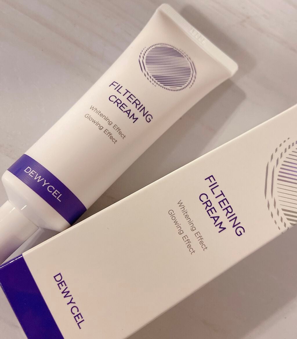 フィルタリングクリーム/DEWYCEL/日焼け止めクリームを使ったクチコミ(1枚目)
