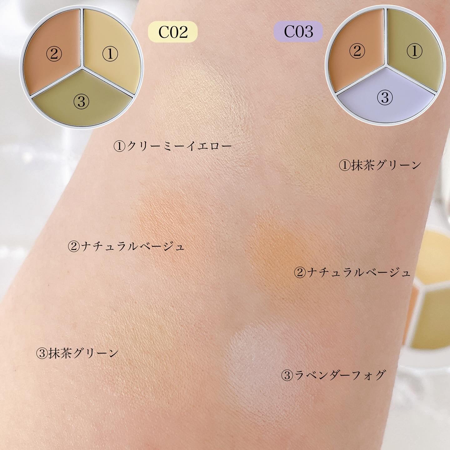 パーフェクトカバー コンシーラーパレット/Dear.A/パレットコンシーラーを使ったクチコミ（3枚目）