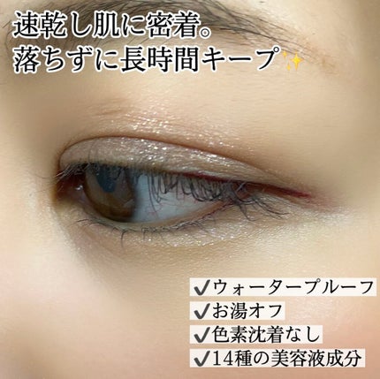 スキルレスライナー/LUMIURGLAS/リキッドアイライナーを使ったクチコミ(3枚目)