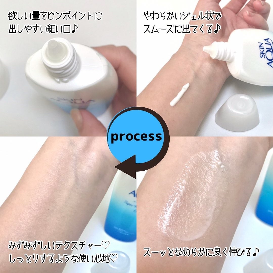 スキンアクア スーパーモイスチャージェル/スキンアクア/日焼け止めジェルを使ったクチコミ(2枚目)