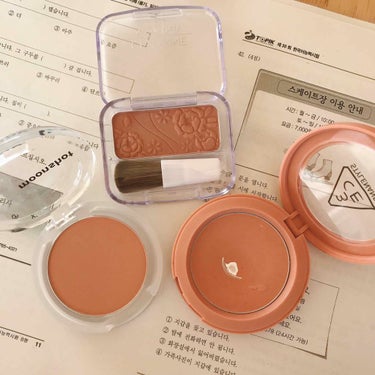 3CE MOOD RECIPE FACE BLUSH  #ROSE BEIGE/3CE/パウダーチークを使ったクチコミ（2枚目）