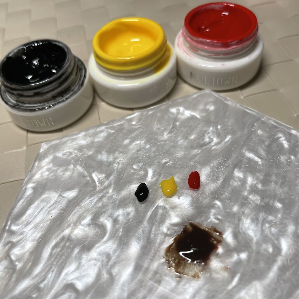 Nailtown Gel ネイルタウンジェル 30色セット Nailtownの口コミ 3色あれば大丈夫 自分好みの茶色の作り方 By Asu𓂃𓈒𓏸 代前半 Lips