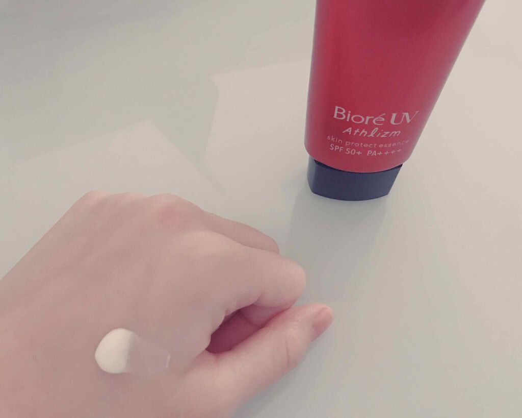 UV  アスリズム　スキンプロテクトエッセンス/ビオレ/日焼け止めローションを使ったクチコミ（2枚目）