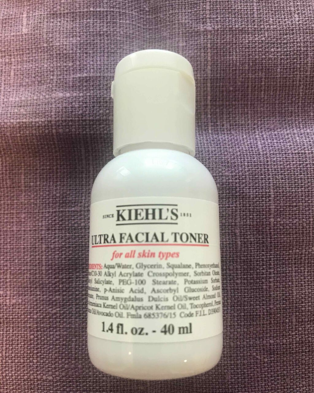 キールズ モイスチャライジング トナー UFT/Kiehl's/化粧水を使ったクチコミ（1枚目）