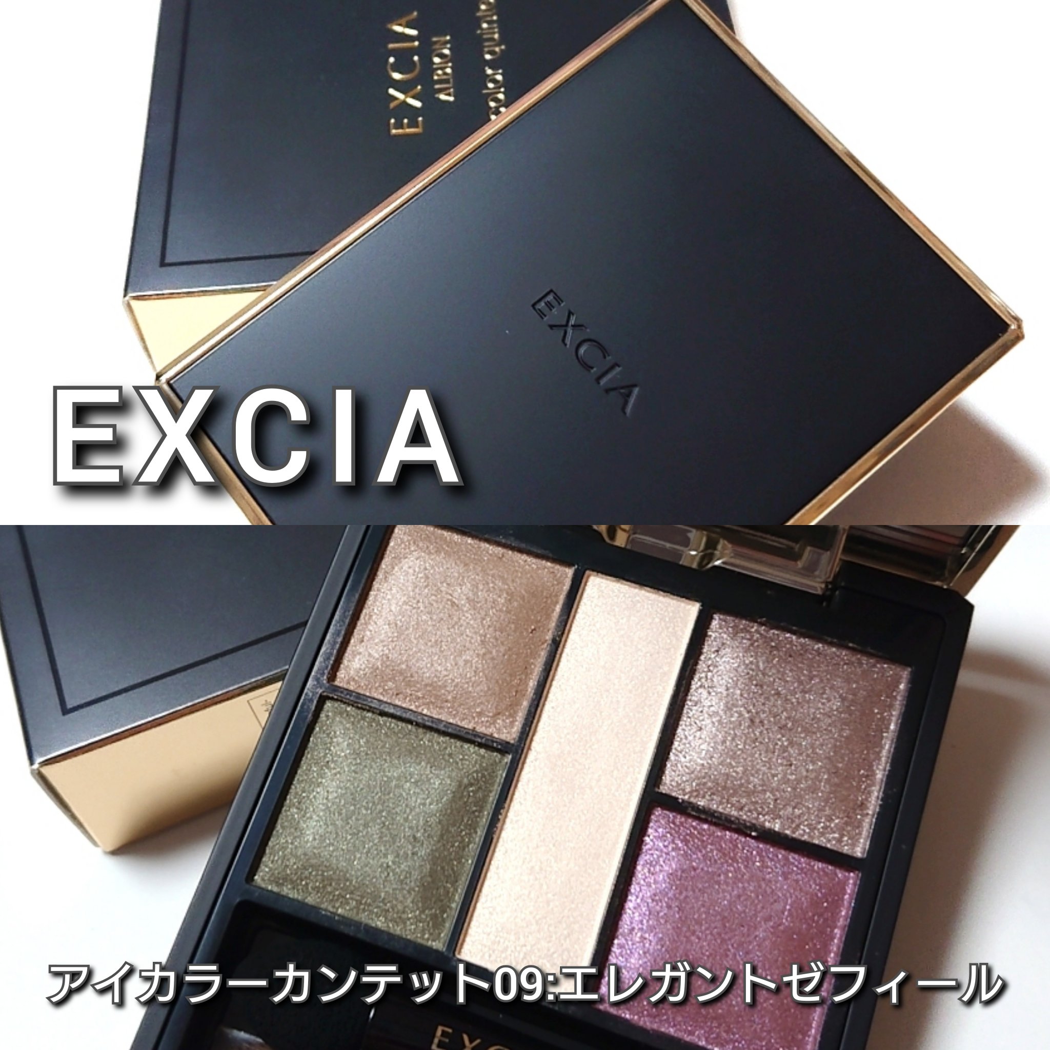 エクシア アイカラー カンテット 10 アリューリングハーモニー /ALBION/アイシャドウパレットを使ったクチコミ（2枚目）