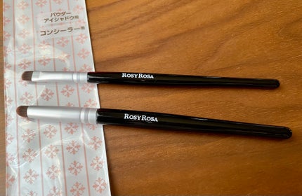 ポイントメイクアップブラシセット/ロージーローザ/メイクブラシを使ったクチコミ(4枚目)