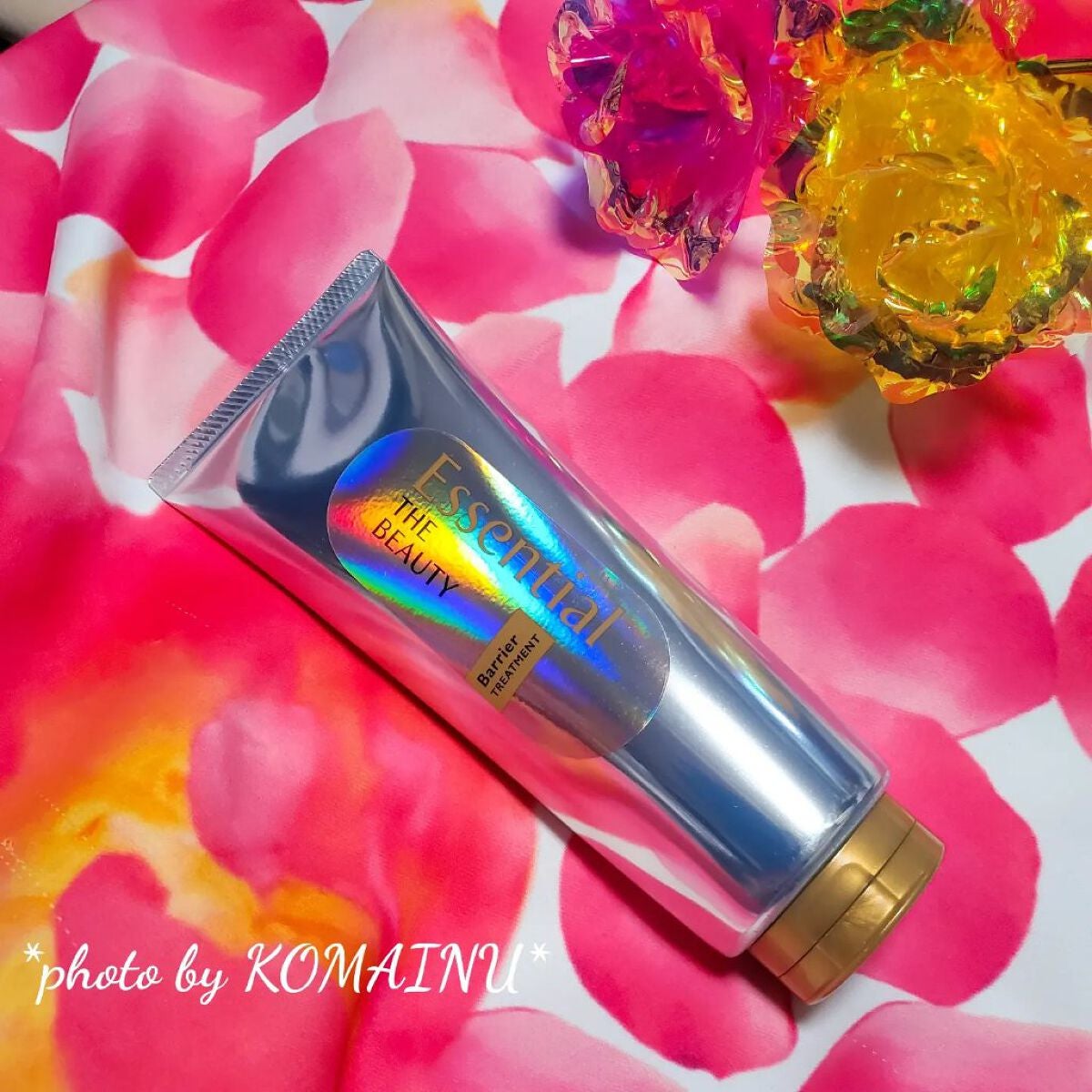 髪のキメ美容バリアトリートメント/エッセンシャル/洗い流すヘアトリートメントを使ったクチコミ(1枚目)