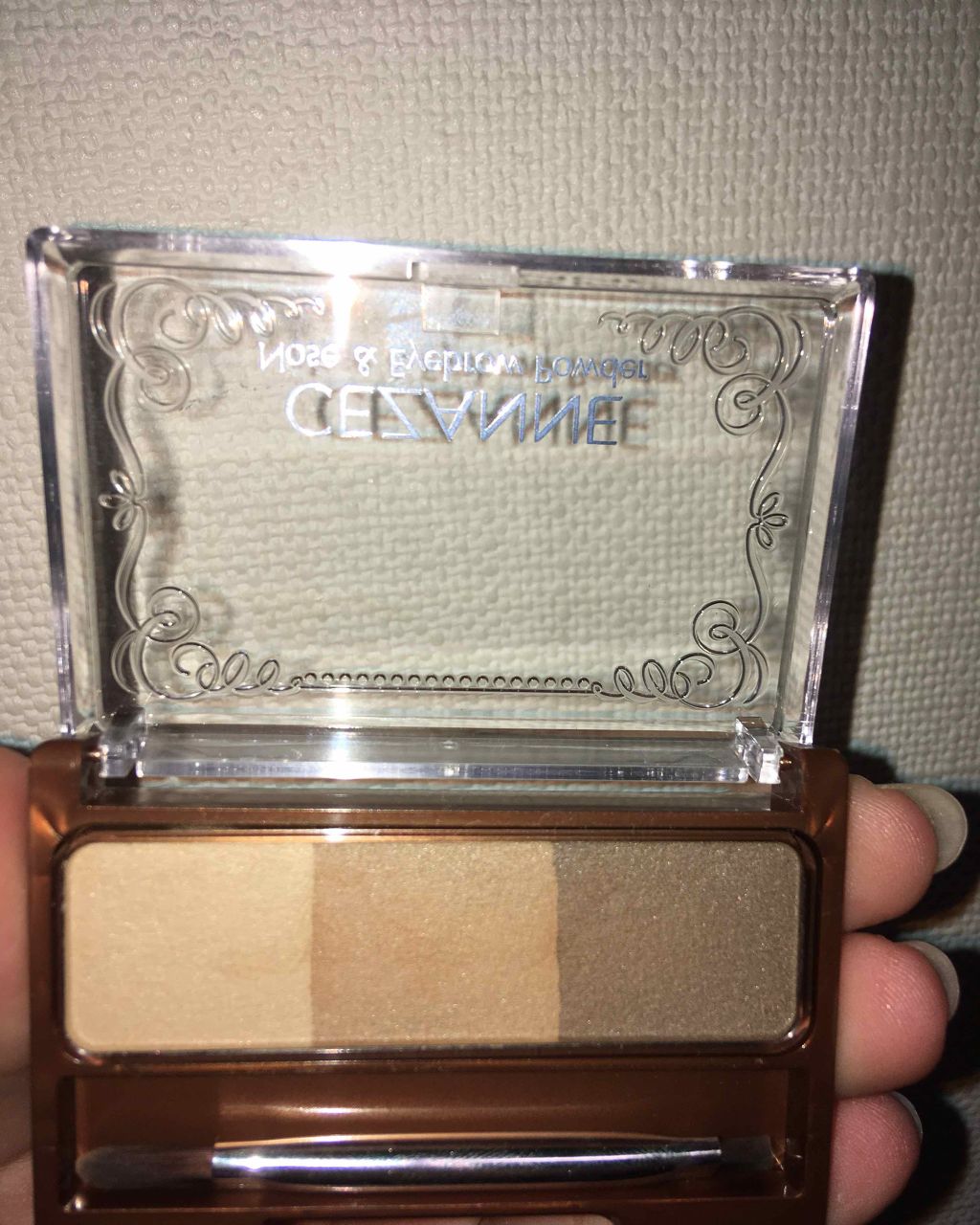 ノーズ&アイブロウパウダー/CEZANNE/パウダーアイブロウを使ったクチコミ(2枚目)