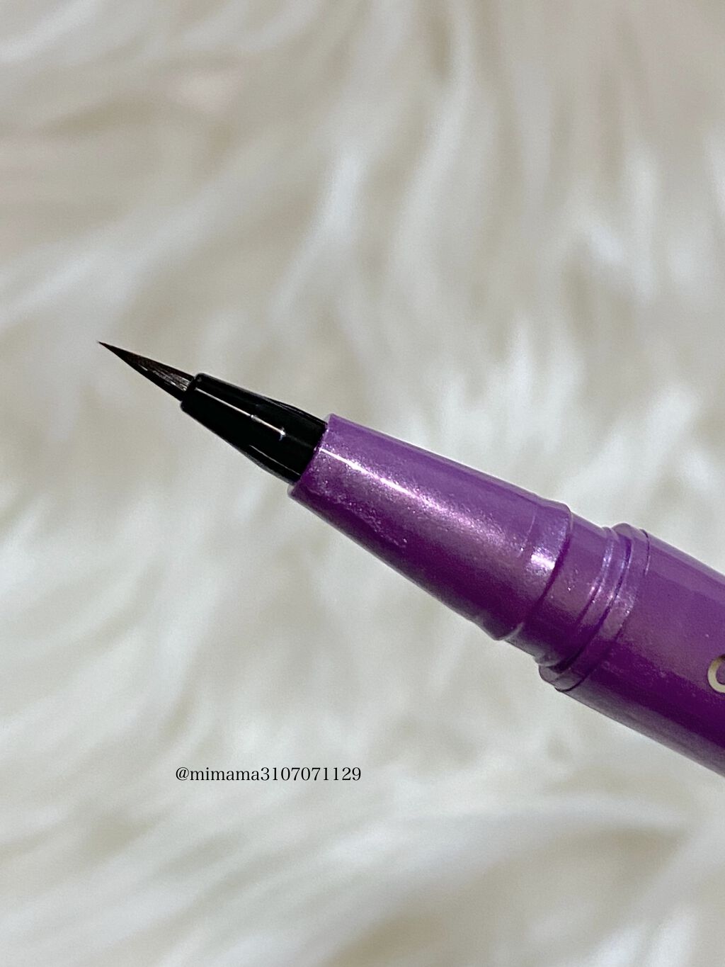 「密着アイライナー」ショート筆リキッド ミディアムブラウン/デジャヴュ/リキッドアイライナーを使ったクチコミ（2枚目）