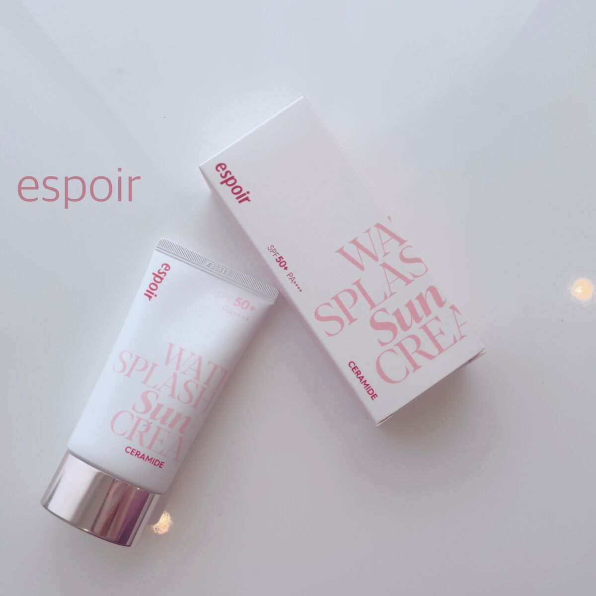 ウォータースプラッシュサンクリーム/espoir/日焼け止め・UVケアを使ったクチコミ(1枚目)