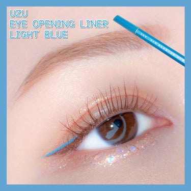 EYE OPENING LINER LIGHT-BLUE/UZU BY FLOWFUSHI/リキッドアイライナーの画像