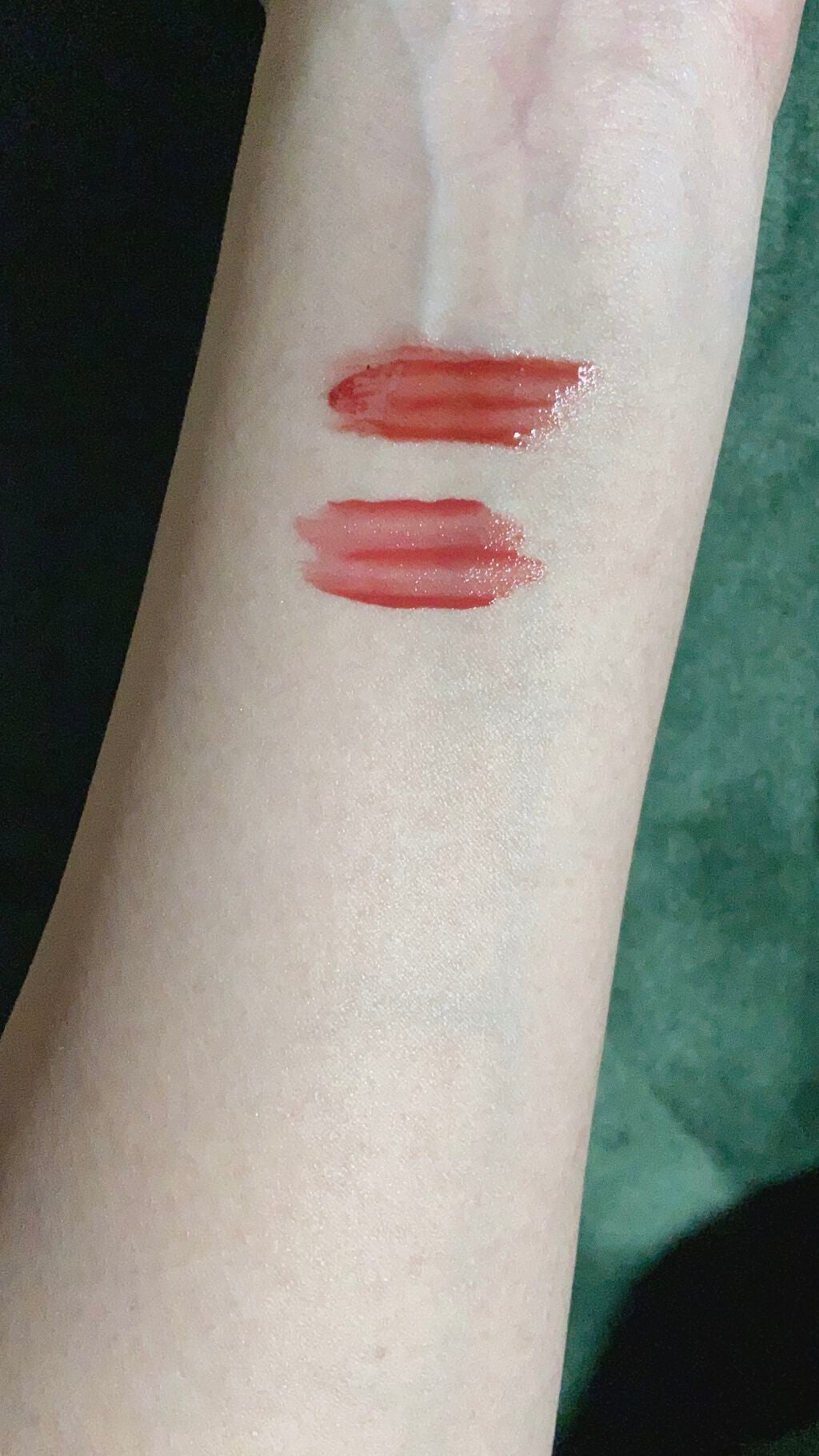 ジューシーラスティングティント/rom&nd/リップティントを使ったクチコミ(2枚目)