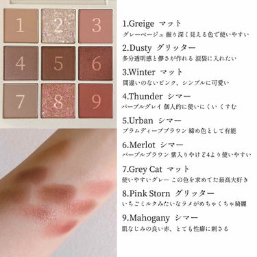 TERRAZZO Shadow palette/HOLIKA HOLIKA/アイシャドウパレットを使ったクチコミ（3枚目）