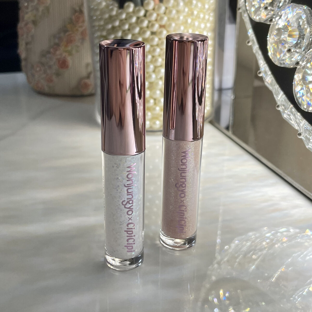 ウォンジョンヨ　ダイヤモンドライナー/Wonjungyo/リキッドアイシャドウを使ったクチコミ（2枚目）