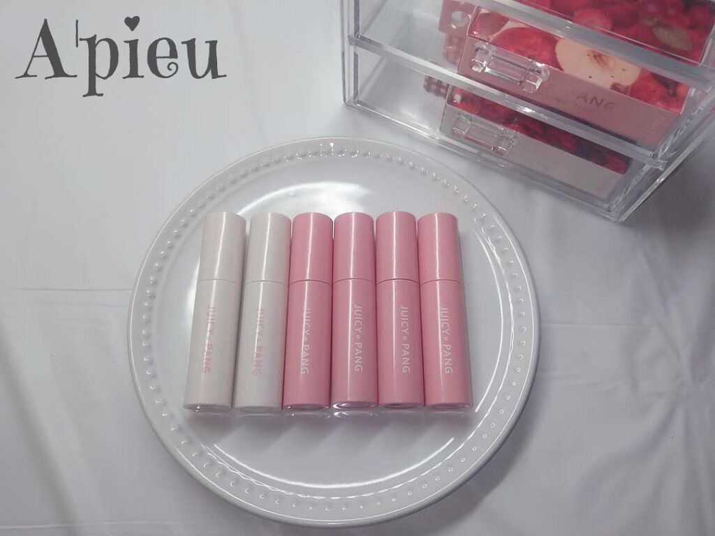 アピュー ジューシーパン スパークリングティント/A’pieu/口紅を使ったクチコミ（3枚目）