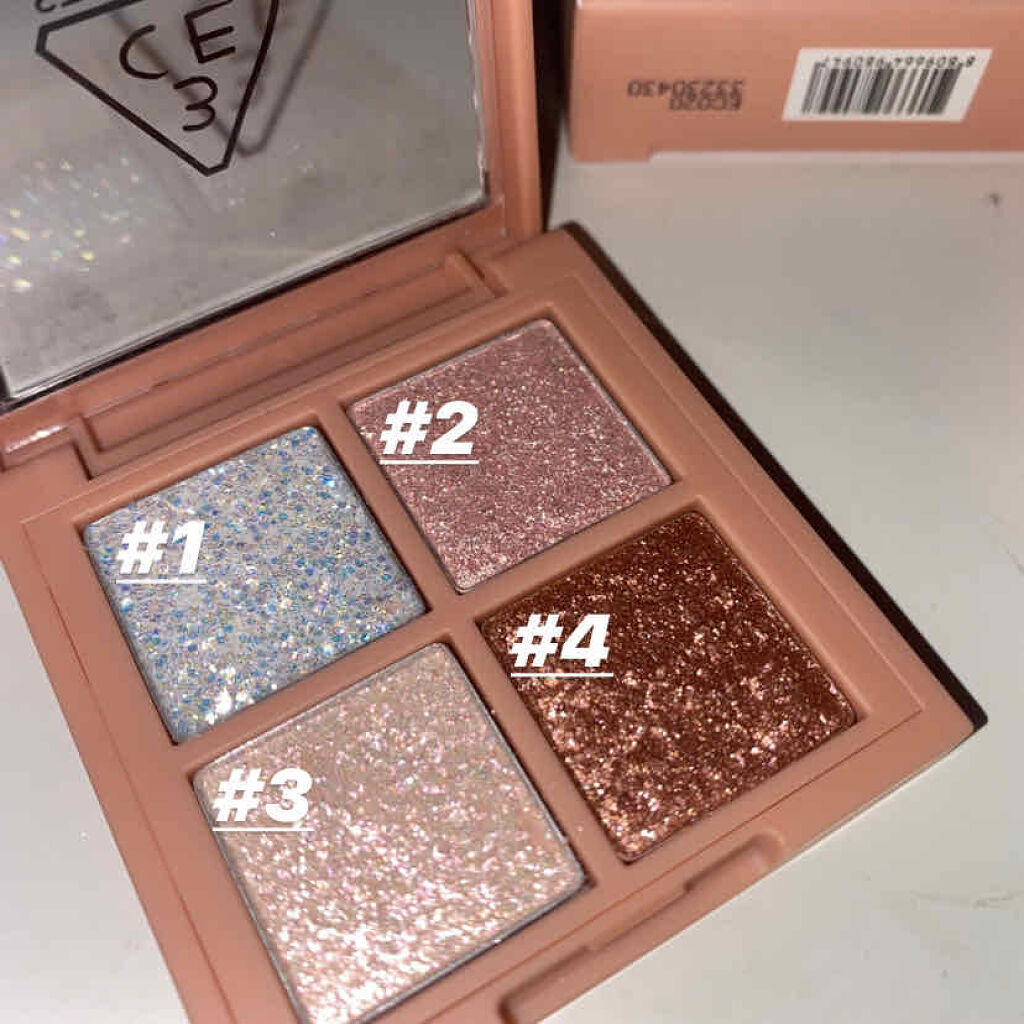 3CE ミニ マルチアイカラーパレット ダイアモンドグリント (3CE ミニ マルチアイカラーパレット A)/3CE/アイシャドウパレットを使ったクチコミ（2枚目）