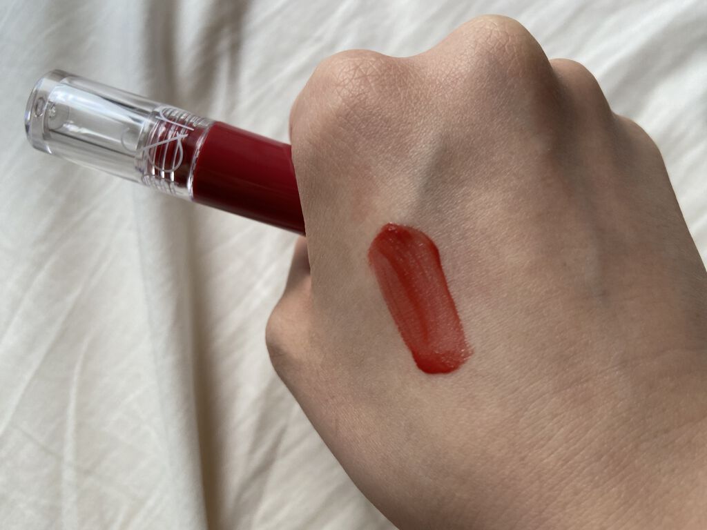 グラスティングウォーターティント/rom&nd/リップティントを使ったクチコミ（3枚目）