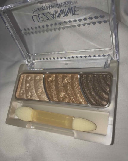 トーンアップアイシャドウ/CEZANNE/アイシャドウパレットを使ったクチコミ(2枚目)