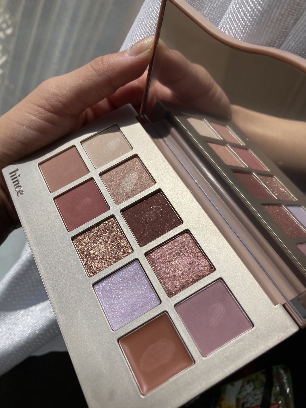 ニューデップスアイシャドウパレット/hince/アイシャドウパレットを使ったクチコミ（2枚目）