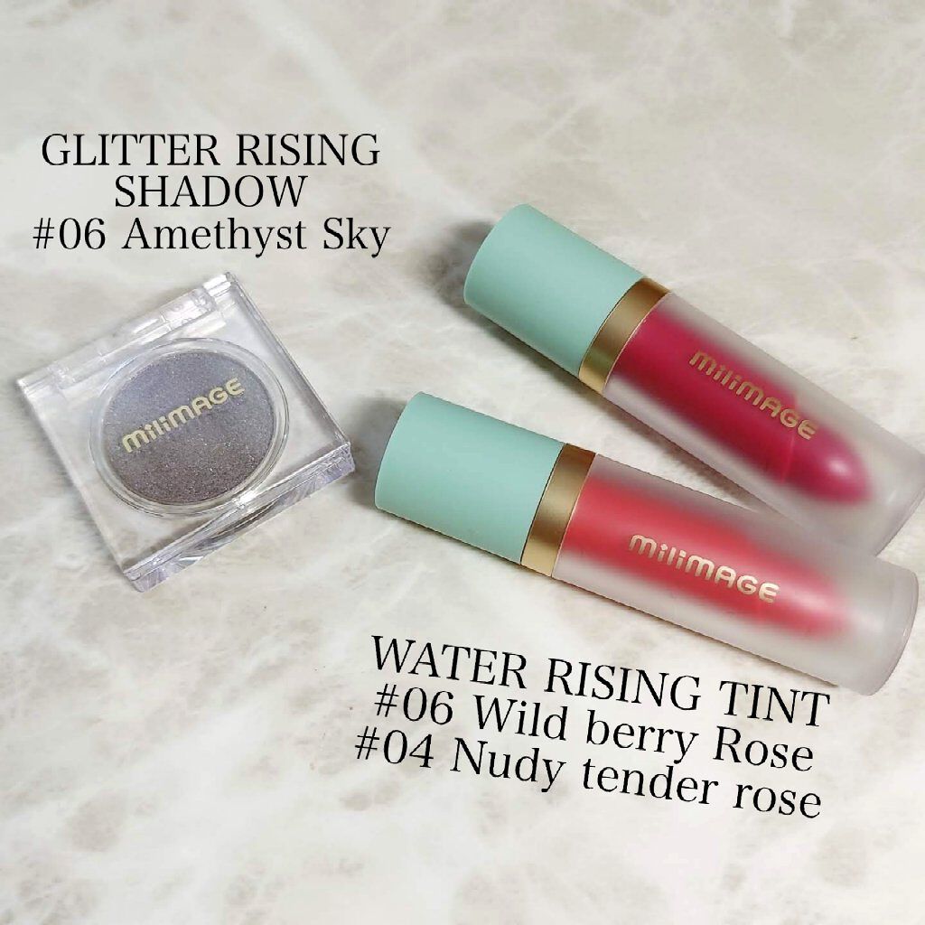 ウォーターライジングティント/MILIMAGE/リップティントを使ったクチコミ（2枚目）