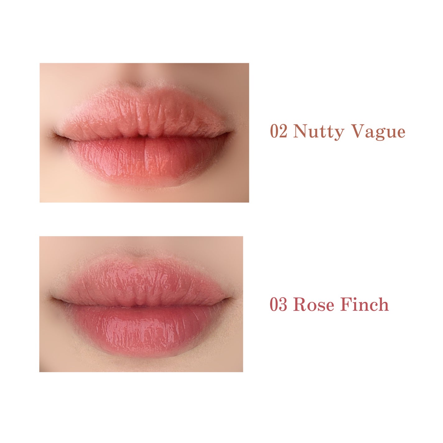 グラスティングカラーグロス/rom&nd/リップグロスを使ったクチコミ(4枚目)