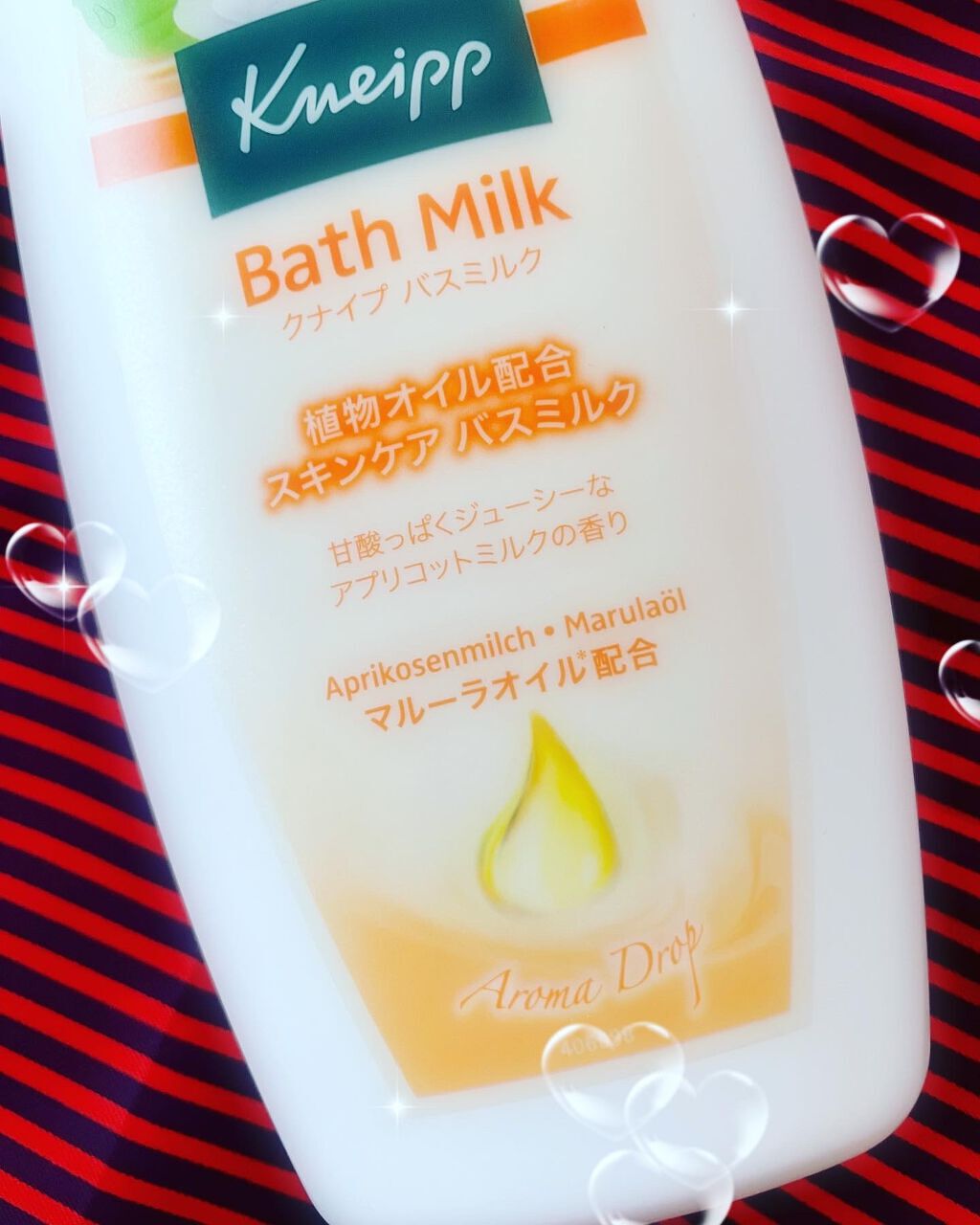 クナイプ バスミルク アプリコットミルクの香り/クナイプ/入浴剤を使ったクチコミ(3枚目)