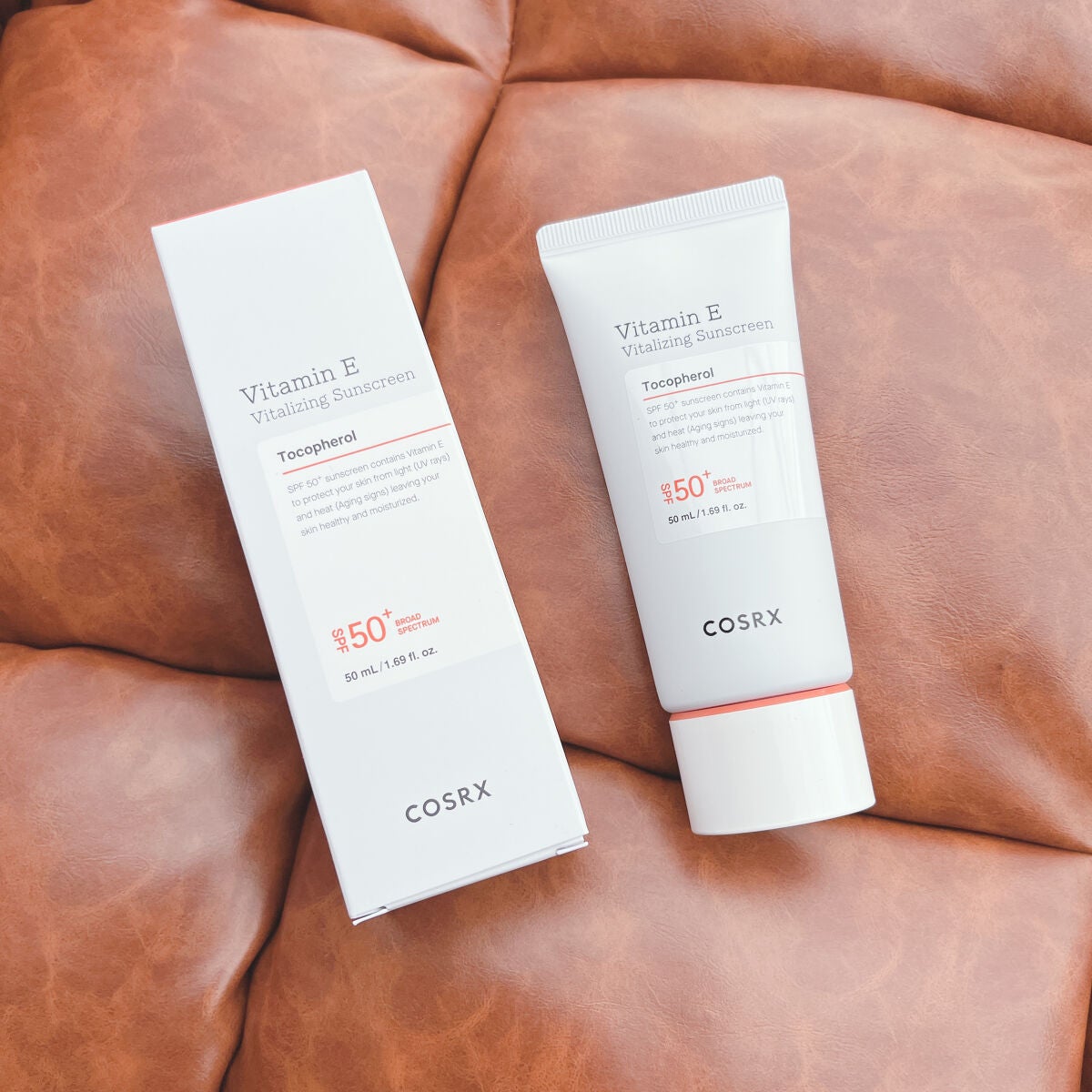 ビタミンEバイタライジングUVクリーム SFP50+/COSRX/日焼け止めクリームを使ったクチコミ(2枚目)