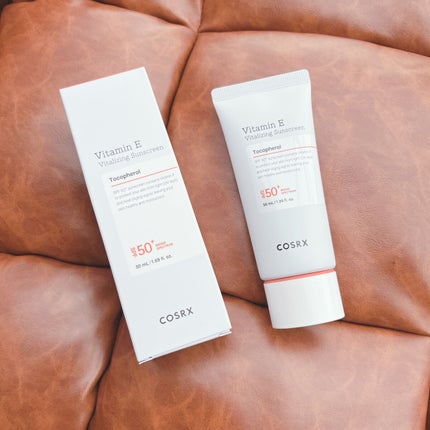 ビタミンEバイタライジングUVクリーム SFP50+/COSRX/日焼け止めクリームを使ったクチコミ(2枚目)