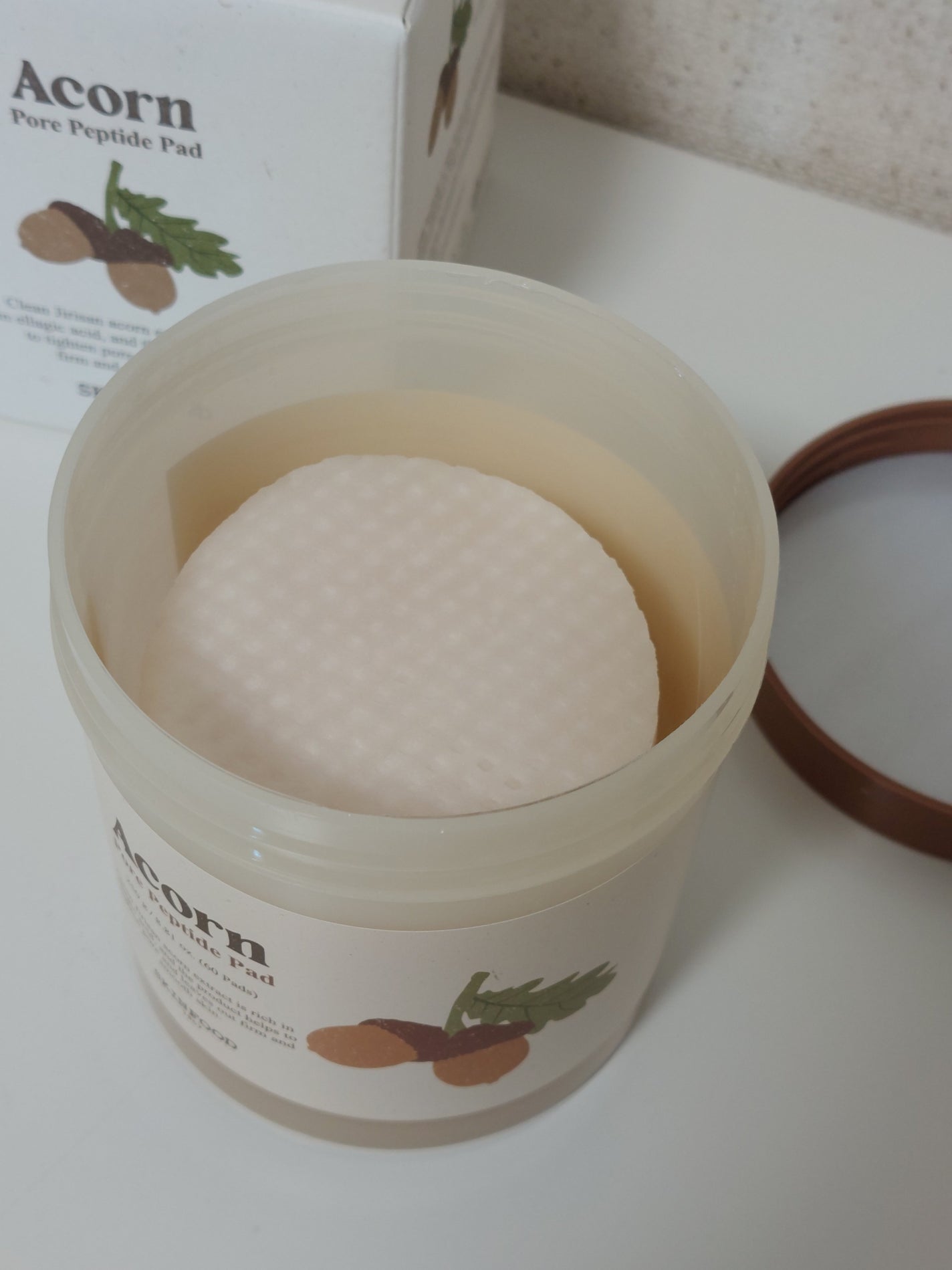 どんぐり ポア ペプチド パッド/SKINFOOD/トナーパッドを使ったクチコミ(2枚目)