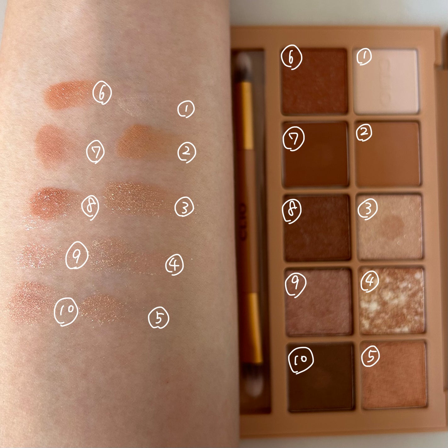 プロ アイ パレット/CLIO/アイシャドウパレットを使ったクチコミ(5枚目)