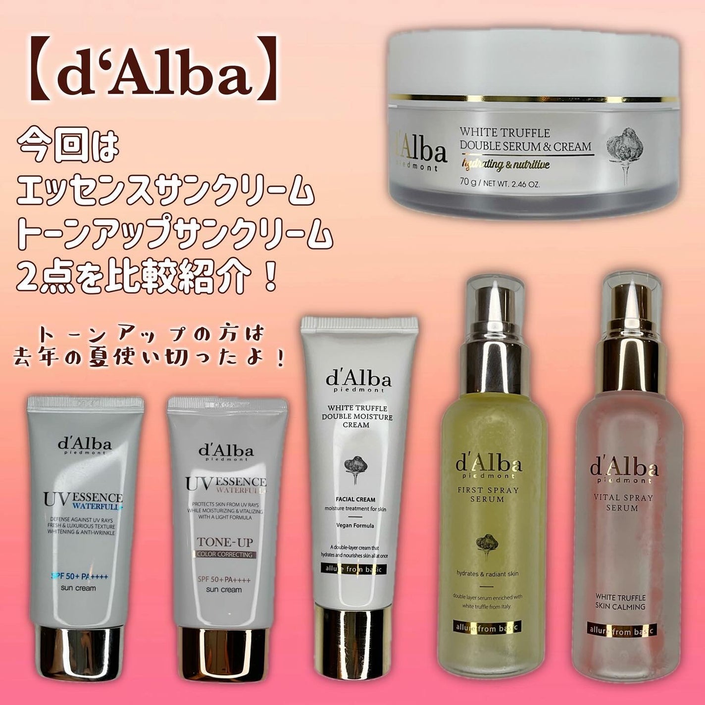 ダルバ ウォータフル エッセンス サンクリーム/ダルバ/日焼け止めクリームを使ったクチコミ(2枚目)