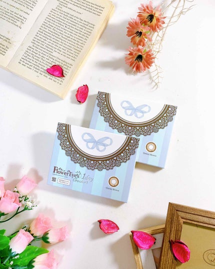 フラワーアイズ ワンデー/株式会社ビューフロンティア/ワンデー(1DAY)カラコンを使ったクチコミ(1枚目)