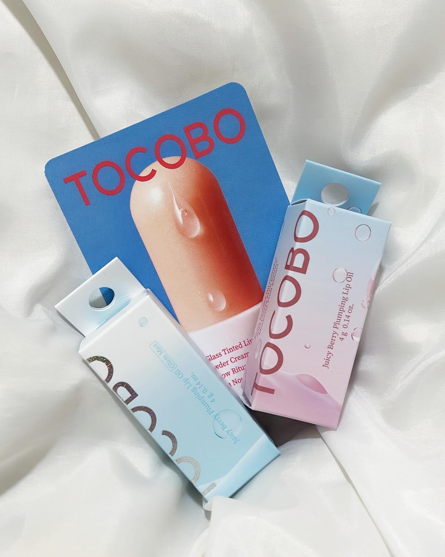ジューシーベリープランピングリップオイル/TOCOBO/リップグロスを使ったクチコミ（2枚目）