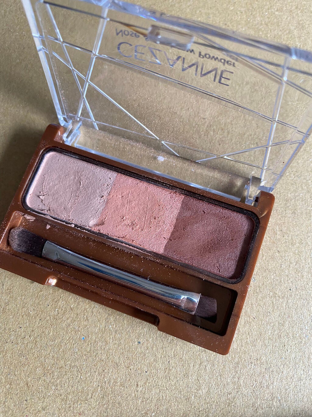 ノーズ&アイブロウパウダー/CEZANNE/パウダーアイブロウを使ったクチコミ(2枚目)