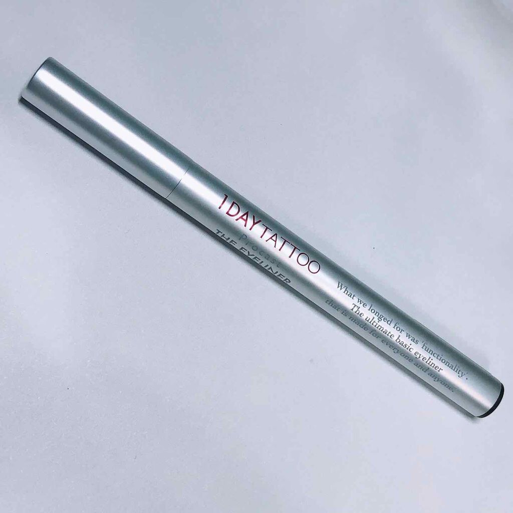 1DAY TATTOO プロキャスト ザ・アイライナー 02 ショコラブラウンブラック/K-パレット/リキッドアイライナーを使ったクチコミ（1枚目）