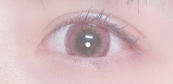 miium 1day カーヴィピンク/miium/ワンデー（１DAY）カラコンを使ったクチコミ（1枚目）