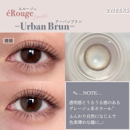 エルージュ 2weeks/éRouge/2週間(2WEEKS)カラコンを使ったクチコミ(3枚目)