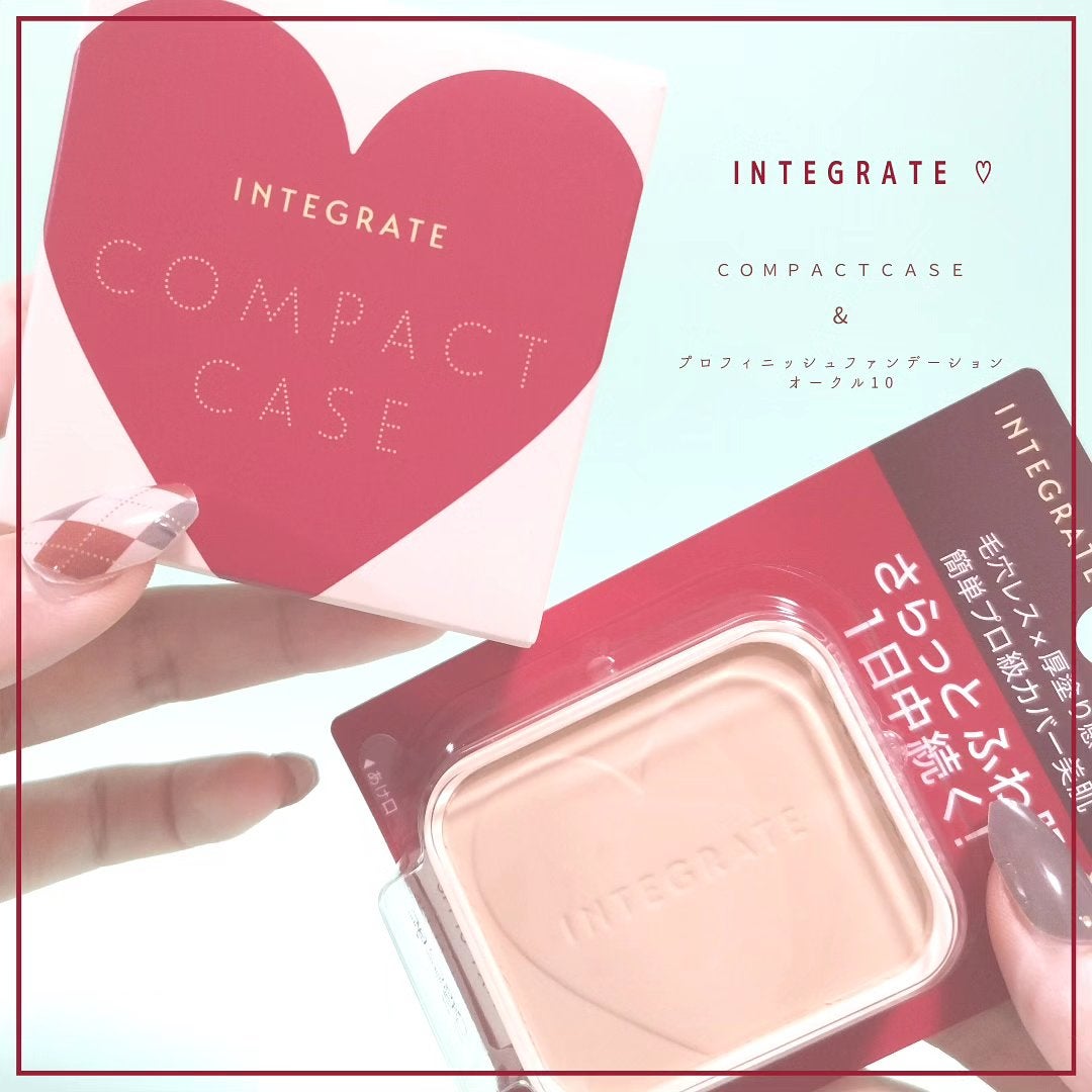 プロフィニッシュファンデーション/インテグレート/パウダーファンデーションを使ったクチコミ(1枚目)