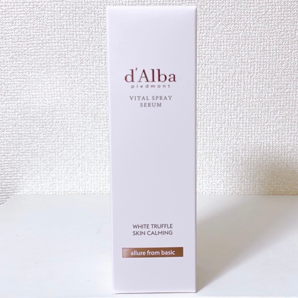 ダルバ ホワイトトリュフバイタルスプレーセラム/ダルバ/ミスト状化粧水を使ったクチコミ(3枚目)