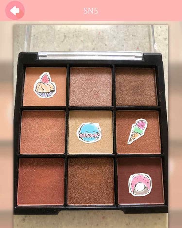 UR GLAM　BLOOMING EYE COLOR PALETTE/U R GLAM/アイシャドウパレットを使ったクチコミ（2枚目）