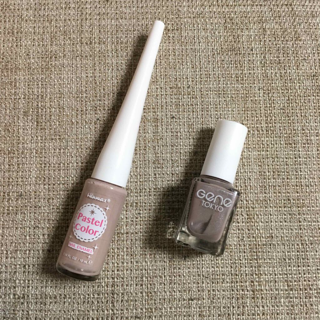 ウィンマックス パステルカラー ネイルエナメル/DAISO/マニキュアを使ったクチコミ（2枚目）