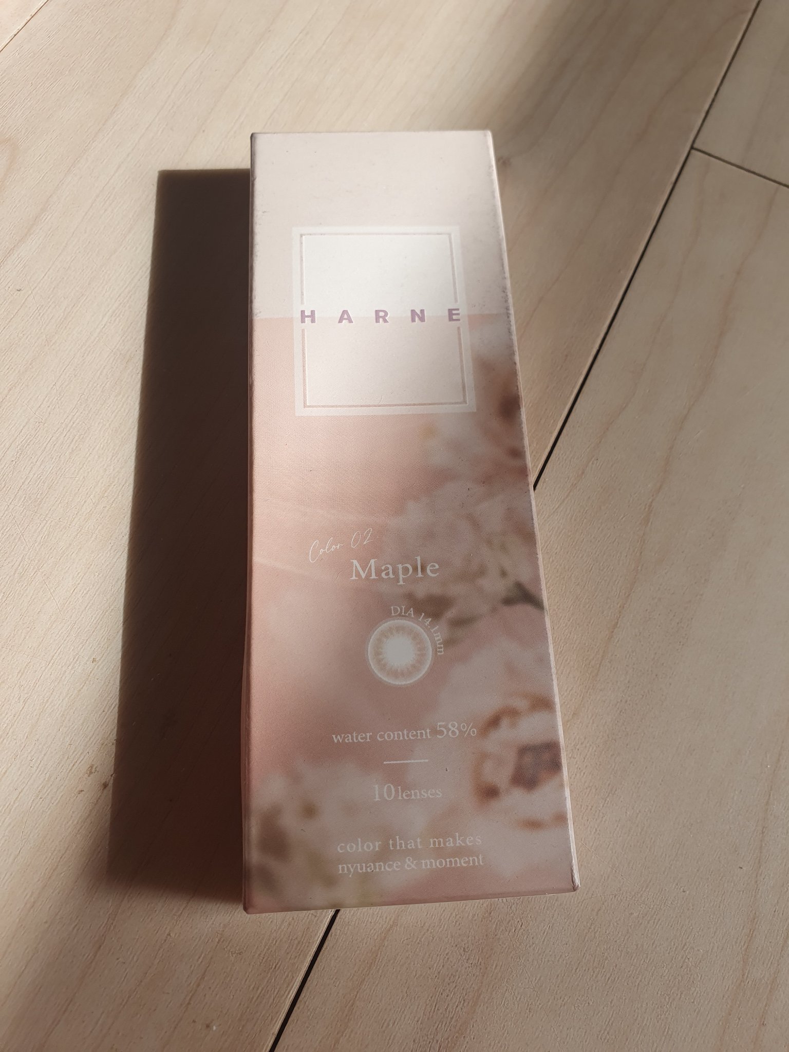 HARNE 1day メープル/HARNE/ワンデー（１DAY）カラコンを使ったクチコミ（1枚目）