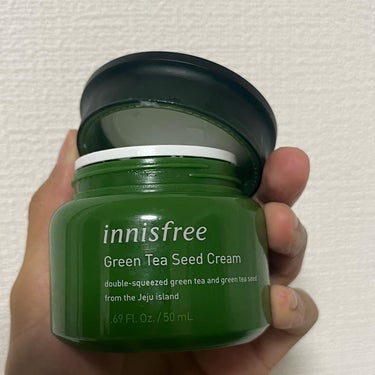 グリーンティーシード クリーム/innisfree/フェイスクリームを使ったクチコミ（1枚目）